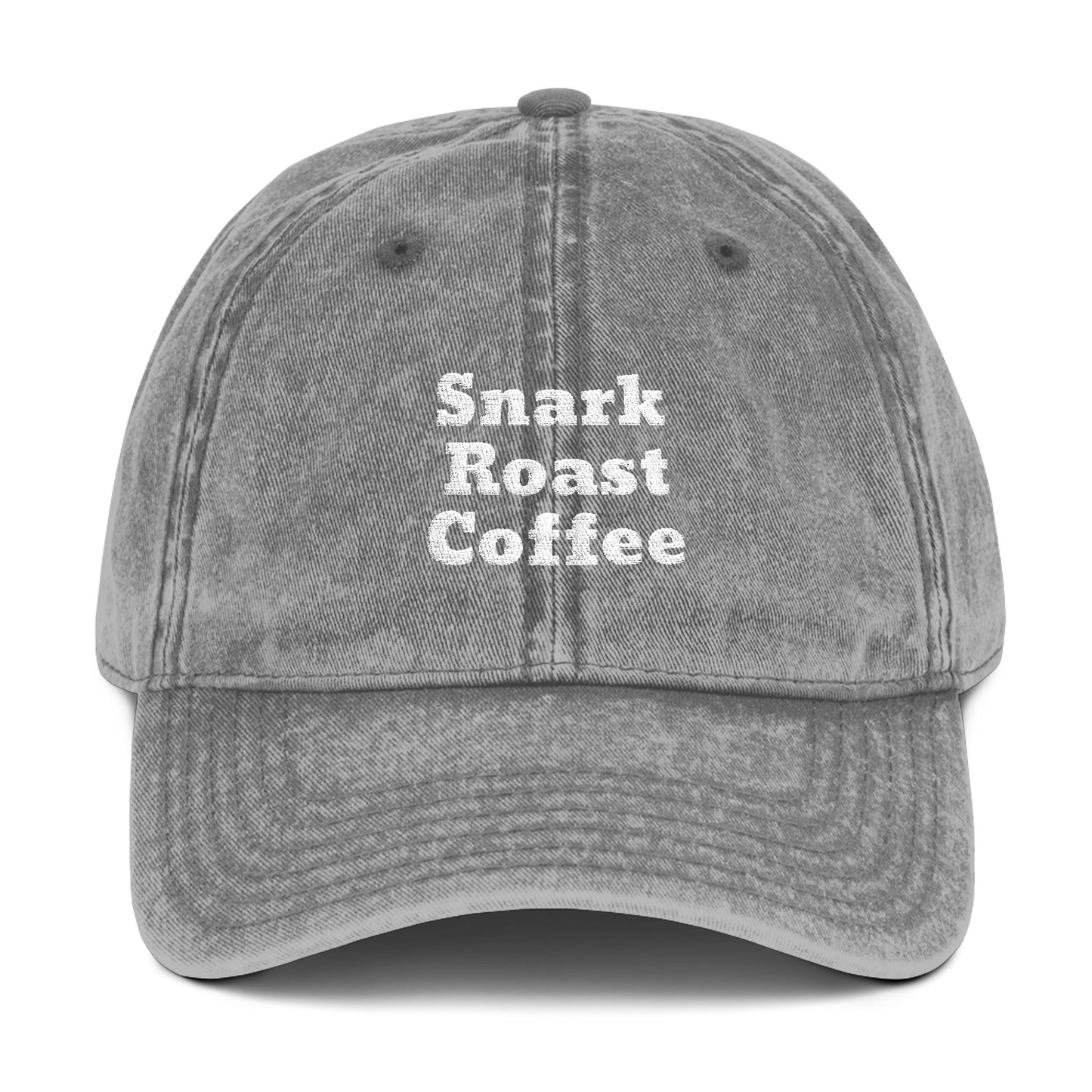 Vintage Embroidered Cap for Coffee Lovers - Snark Roast Coffee Hat