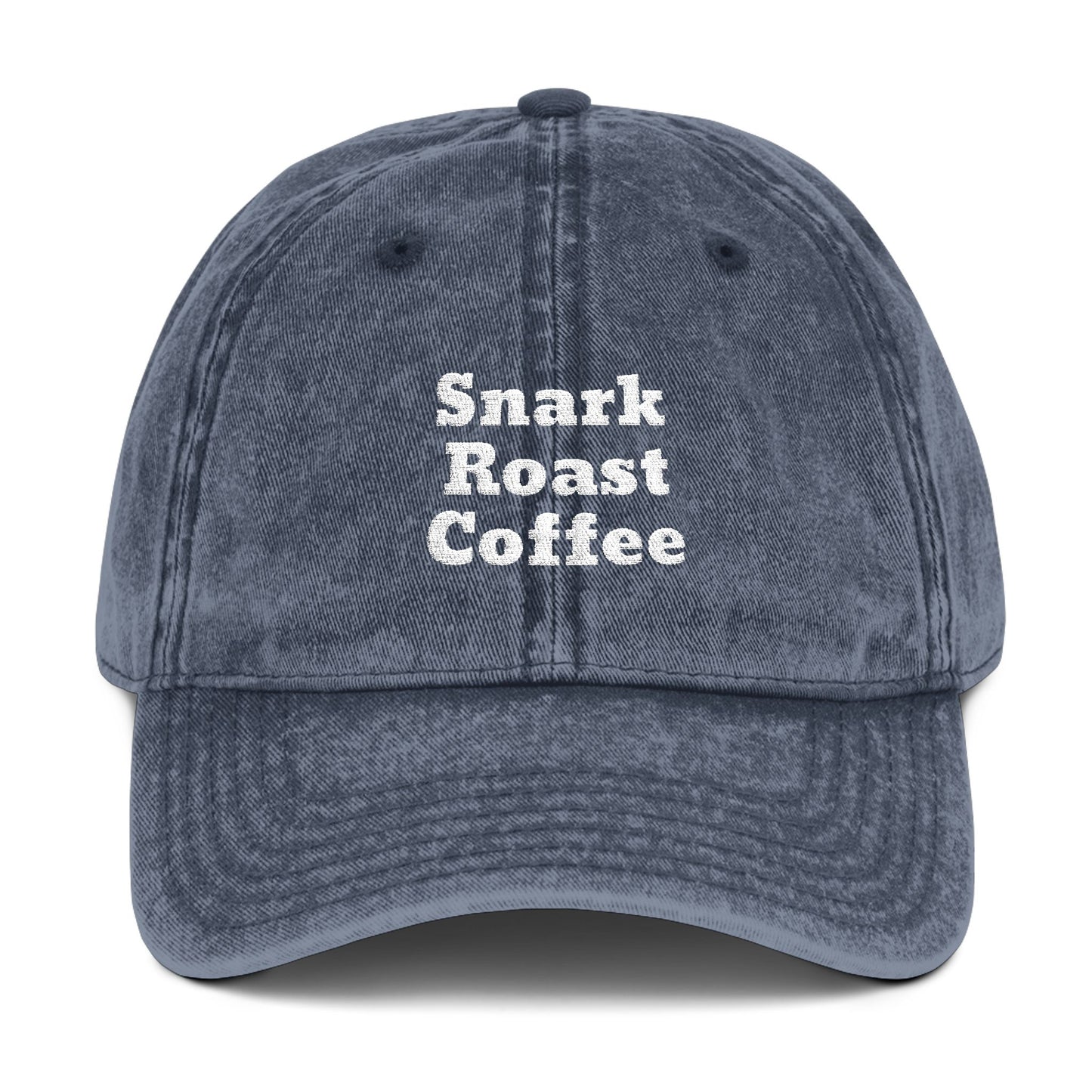 Vintage Embroidered Cap for Coffee Lovers - Snark Roast Coffee Hat
