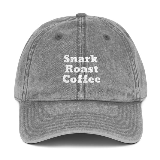Vintage Embroidered Cap for Coffee Lovers - Snark Roast Coffee Hat