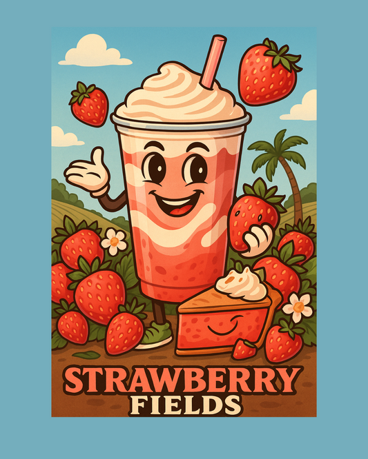 Strawberry Fields Latte